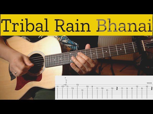 BHANAI | TRIBAL RAIN | GUITAR LESSON WITH TABS