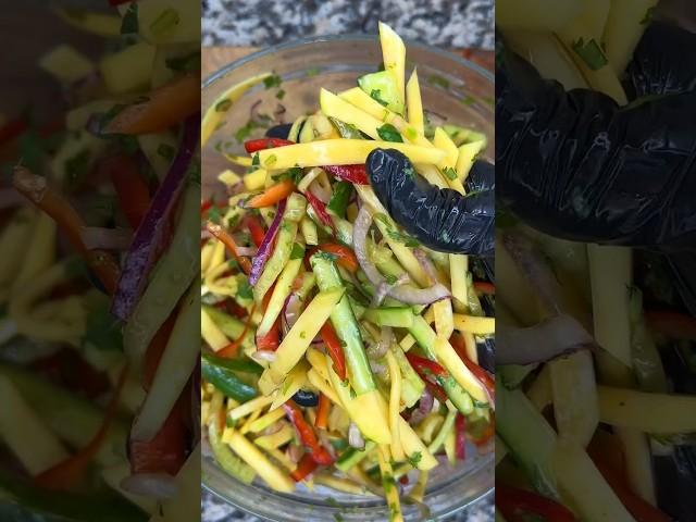 Thai Mango Salad #recipe #saladrecipe #healthy #vegan