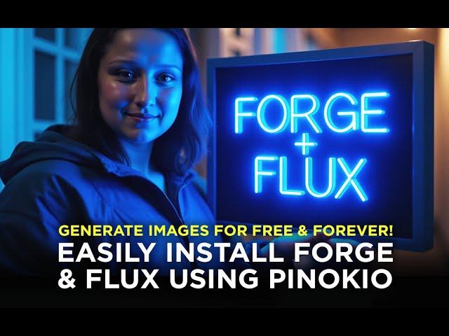 Easily Install Forge And Flux Using Pinokio - Generate Images For Free And Forever!