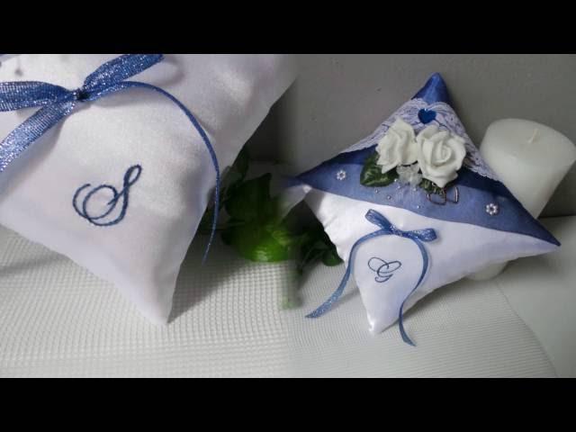 Coussin Alliance Mariage "les duos"