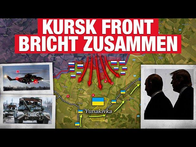 Kursk-Front scheint einzubrechen - Russen kommen durch Tunnel in Sudzha an. Frontbericht 08.03.2025