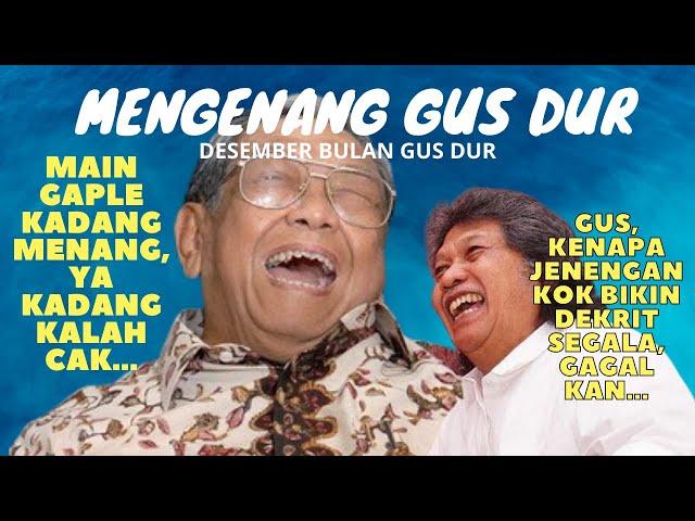 Spesial Mengenang Gus Dur, Cak Nun tidak bisa tidak tertawa kalau dengan Gus Dur