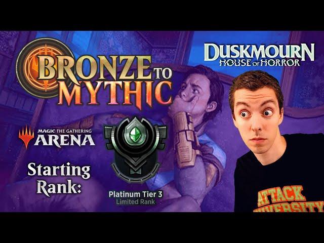  Bronze To Mythic: Episode 10 - Starting Rank: Platinum 3 - MTG Arena: Duskmourn: House Of Horror