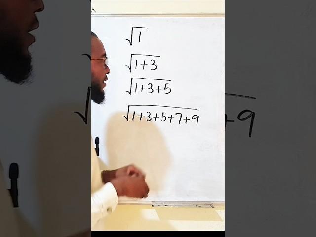 Square Root of series of consecutive odd numbers