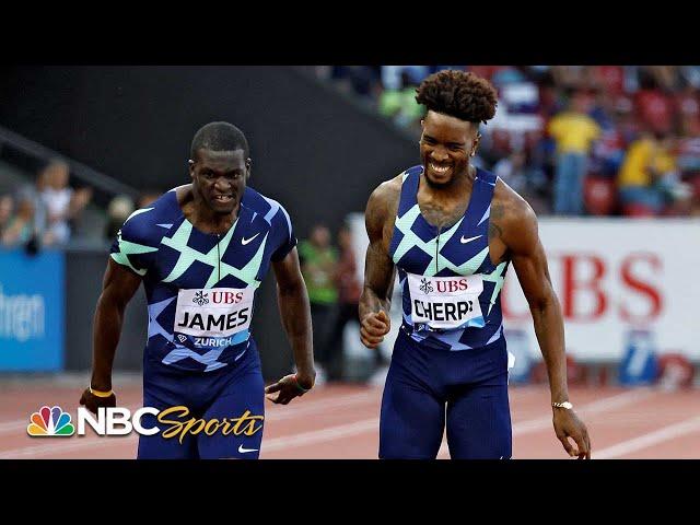 Michael Cherry edges Olympic gold medalist Kirani James in men's 400m photo finish | NBC Sports