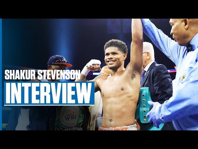 Shakur Stevenson Gives His Assessment On Performance Vs Artem Harutyunyan | Post-Fight Interview