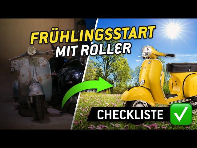 Start in die Roller Saison! Frühlings-Check für Vespa & Lambretta ️