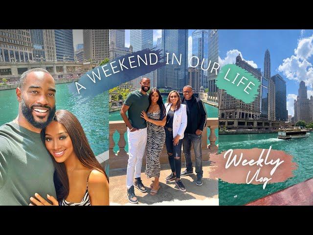 A Weekend In Our Life|Staycation| Chicago Boat Ride| Couples Date Night| Shopping