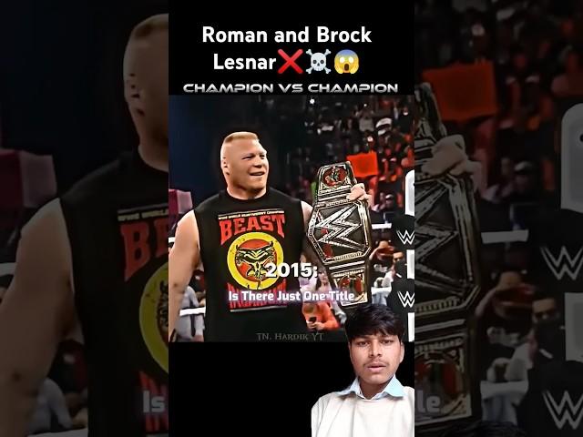 Roman and Brock Lesnar wwe️ #wwe2k22 #wrestling #shortsfeed #v