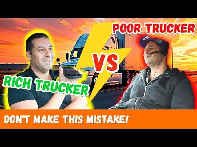 Poor Trucker VS Rich Trucker: Which One Are You?