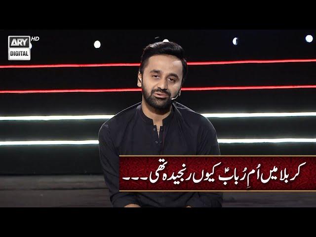 Karbala Mein Umme Rubab (A.s) Kyun Ranjeeda The - Waseem Badami | Shan e Hussain