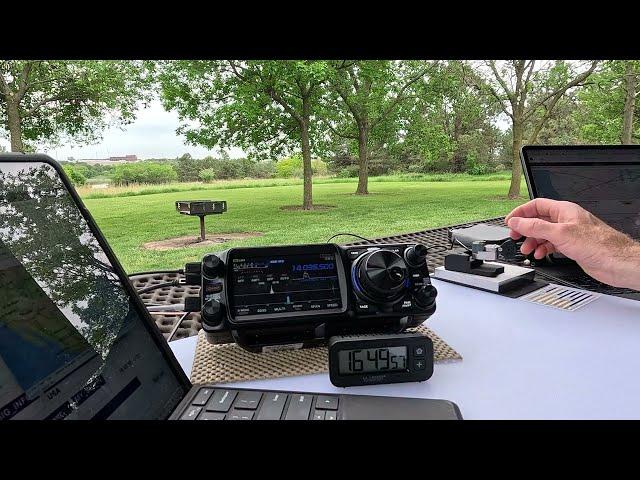 FTX-1 on Two Bands: WB0RLJ @ US-4011 2025-05-23 (UTC) - Chalco Hills State Recreation Area