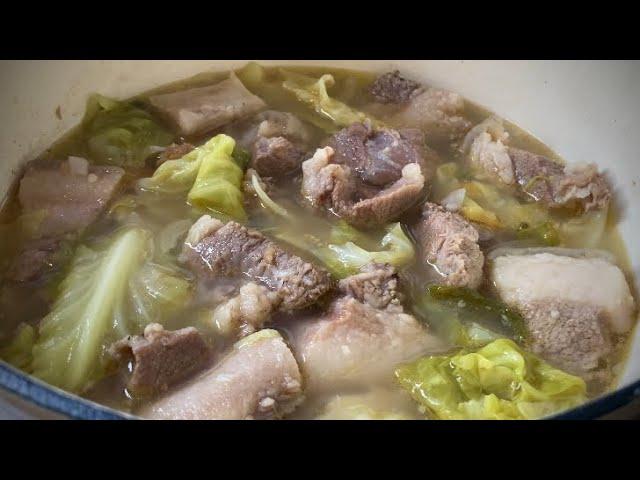 Cooking pork with cabbage recipe || Healthy boil pork recipe || Naga Kitchen