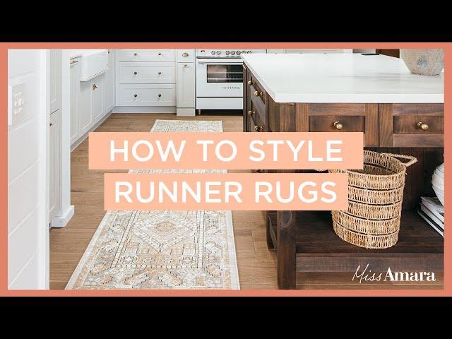 How To Style Runner Rugs? | Miss Amara