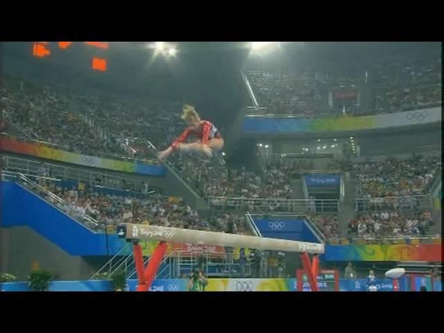 Shawn Johnson (USA) Qualifications BB Beijing Olympic Games 2008