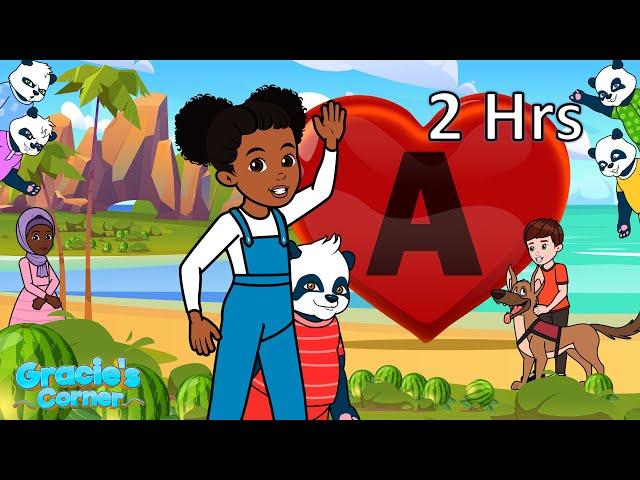 Letter A Song + More Fun and Educational Kids Songs | Gracie’s Corner Compilation