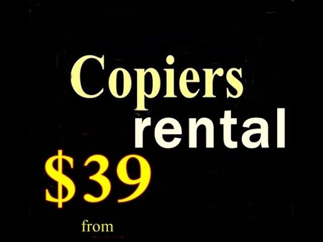 Office Copiers for Rent Dallas, TX