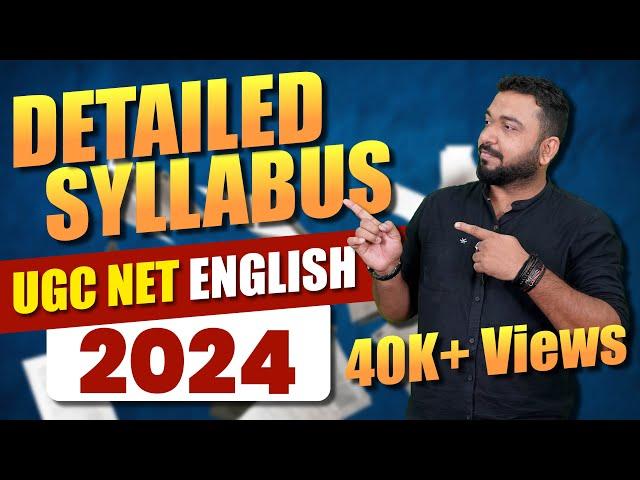 Latest Updated Syllabus UGC NET English 2024 | All New Units And Question Pattern |