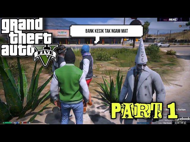  GTA V | Chiko Rompak Bank Kecil PART 1