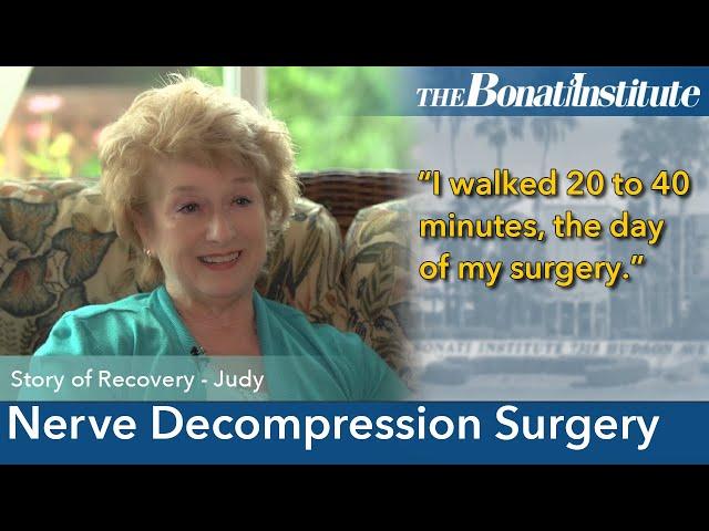 Nerve Decompression Surgery at the Bonati Spine Institute | Judy's Story of Recovery