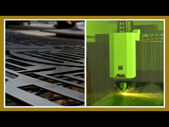 Iron Door Laser Cutting Machine | Tuscan Iron Entries