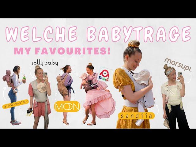 BABYTRAGE TRY ON HAUL  / Die beste Babytrage 2022? MEINE ERFAHRUNGEN / Vorteile & Nachteile