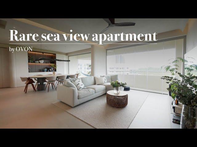 A rare East Coast apartment with a panoramic sea view and reef tank