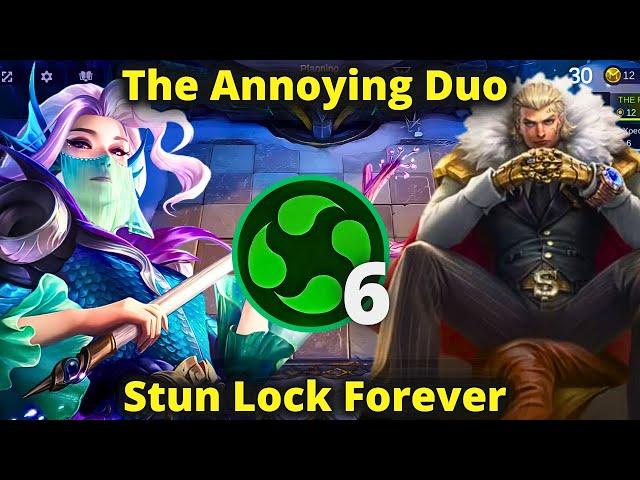 INSTANT & UNLIMITED STUN LOCK ANNOYING NEW META COMBO | MLBB MAGIC CHESS BEST SYNERGY COMBO TERKUAT