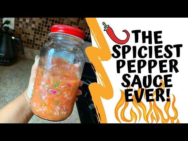 The Spiciest Pepper Sauce EVER! | The Hungry Jawn