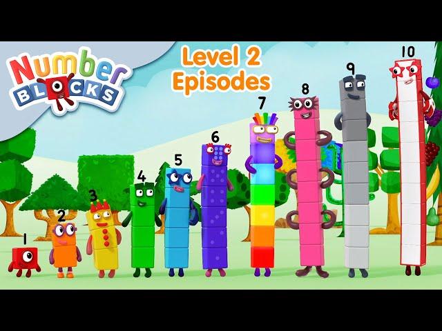 @Numberblocks - Orange Level Two Episodes 🟠 | Full Episodes