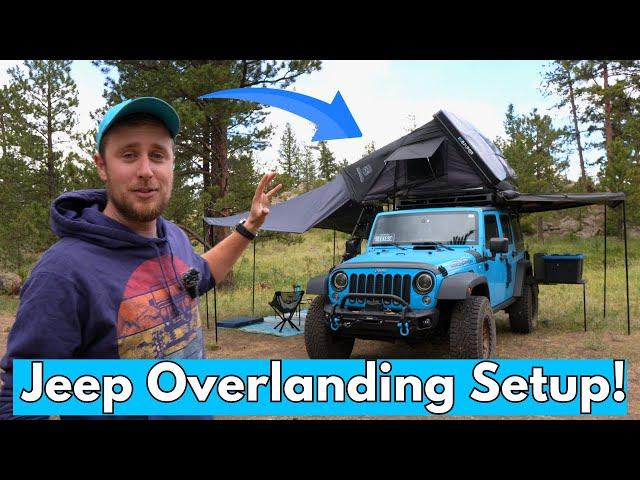 Tour of my Jeep Wrangler JKU Overlanding Rig | iKAMPER | Walkthrough | Part 1 | Hooke Road