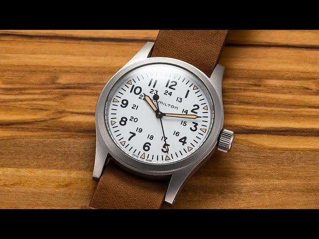 The Best Field Watch for $500 With A White Dial - Hamilton Khaki Field Mechanical 38