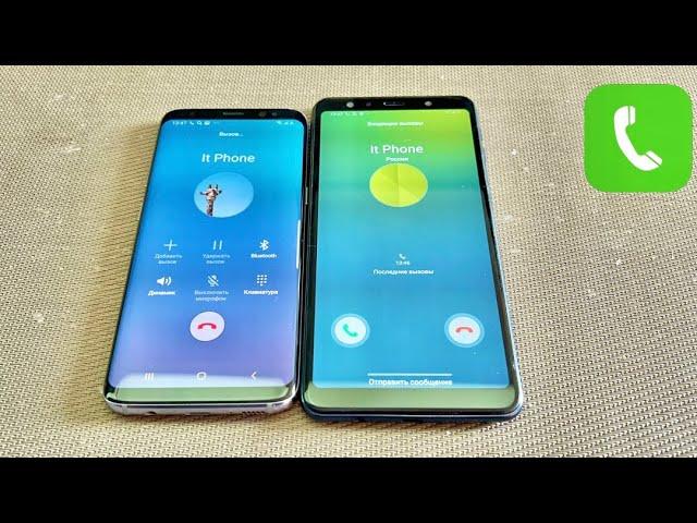 Incoming Call Samsung Galaxy S8 & Samsung Galaxy A7 2018