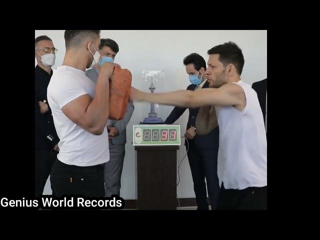 World Record Most full extension 403 punches in one minute l @world record #shorts 