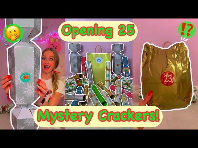 [ASMR] OPENING 25 MYSTERY ADVENT CALENDAR *CRACKERS!!*⁉️ (100+ FINDS!!🫢) | Rhia Official