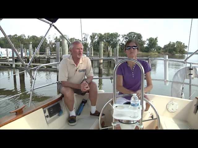 Sailboat Docking Techniques at the Maryland School of Sailing & Seamanship by ABK Video