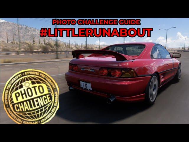 Forza Horizon 5 - Photo Challenge Guide - LITTLERUNABOUT - 1995 Toyota MR2 GT