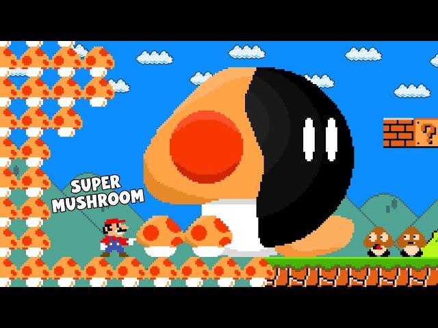 When Mario Touches and Turns Everything into Super Mushrooms