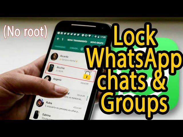 Jinsi ya KULOCK chat ya mtu fulani katika WhatsApp au magroup | LOCK Only Personal WhatsApp Chat