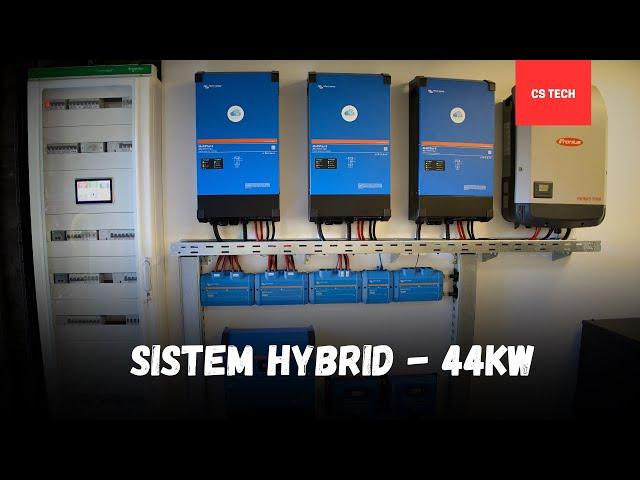 44 kW intr un sistem micro-grid Fronius si Victron Energy