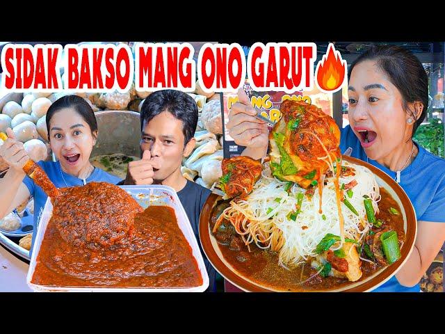 NANTANG LAMBUNG!! MUKBANG BAKSO VIRAL DARI GARUT!! SAUS SAMBELNYA NAGIH