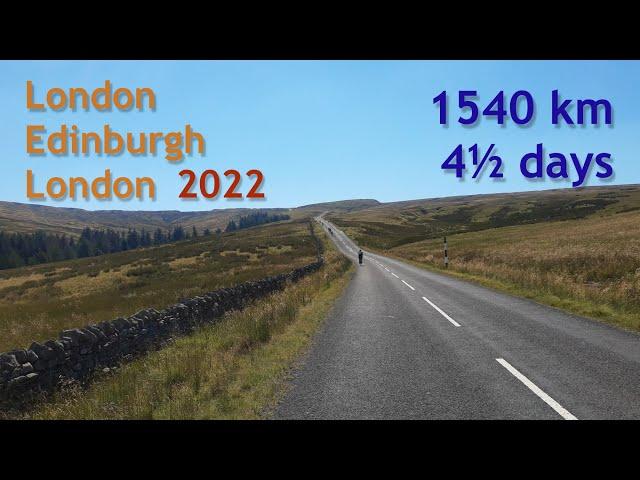 London Edinburgh London 2022 – 1540 km through a heat wave