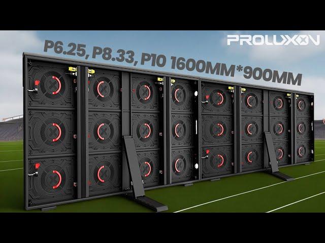 Customized P10 Model Football Stadium LED Display,  Sport LED Perimeter Boards Screens from PROLUXON