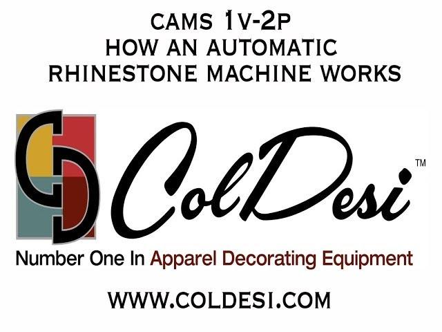 How a Rhinestone Machine Works - the CAMS 1V-2P