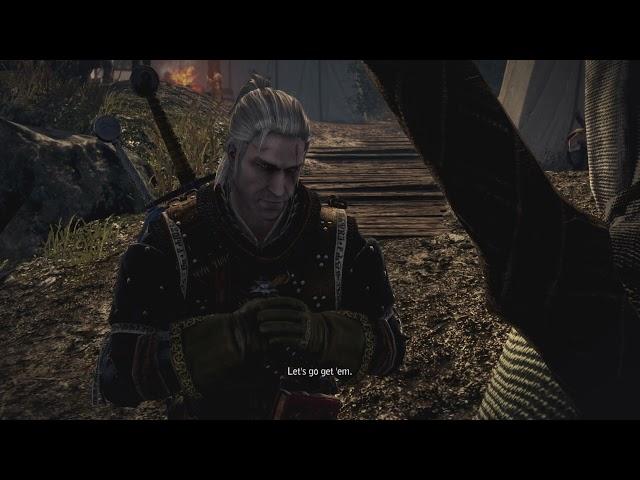 The Witcher 2 - The Butcher of Cidaris: Challenge Letande Avet and Edwin Leistham To Battle Gameplay