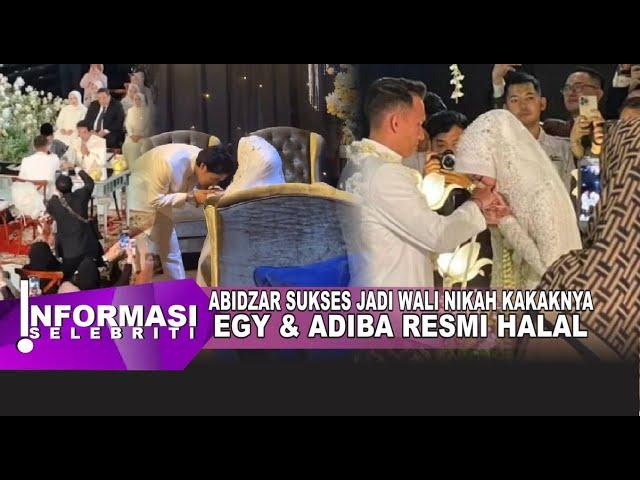 Abidzar Lantang Saat Jadi Wali Nikah Adiba Egy Bahagia Semua Terharu, Uje Bangga Disana