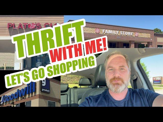 Let's Go Shopping! Full time reseller thrifting trip for items to sell on Ebay! Thrift Haul