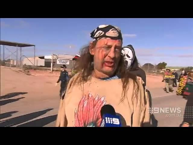 Anti-nuclear Protest | 9 News Adelaide