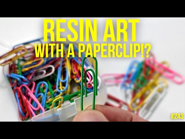 #243. This SIMPLE Resin Art Paperclip HACK Is GOING VIRAL!