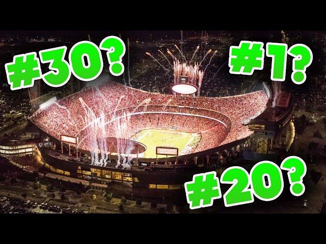 All 30 NFL Stadiums RANKED From WORST To FIRST (2024)